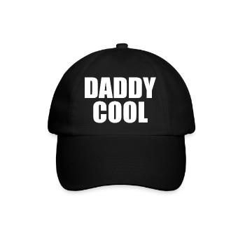 Daddy cool - Baseballkappe - Schwarz/Schwarz - Vorne