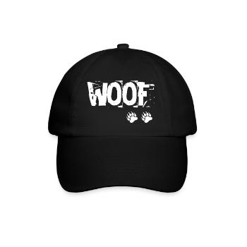 Woof Bear Pride Tatze Paw Bär LGBT Gay - Baseballkappe - Schwarz/Schwarz - Vorne