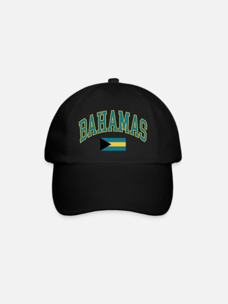 Bahamas - Baseballkappe - Schwarz/Schwarz