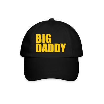 BIG DADDY - Baseballkappe - Schwarz/Schwarz - Vorne