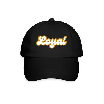 Loyal Loyalität - Baseballkappe - Schwarz/Schwarz - Vorne