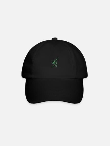 Geschenk für Benno - Baseballkappe - Schwarz/Schwarz