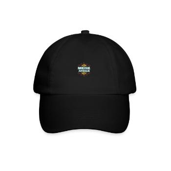 Angelie als Mädchen - Baseballkappe - Schwarz/Schwarz - Vorne