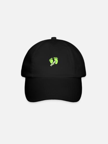 Geburt Frank - Baseballkappe - Schwarz/Schwarz