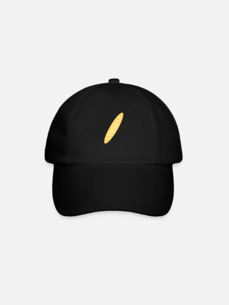 Baguette - Baseballkappe - Schwarz/Schwarz