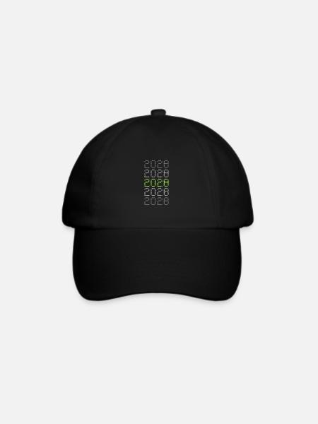 2028 2028 - Baseballkappe - Schwarz/Schwarz