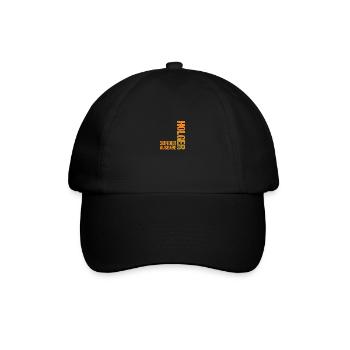 Holger - Baseballkappe - Schwarz/Schwarz - Vorne
