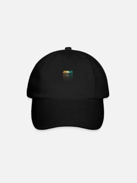 Jonas - Baseballkappe - Schwarz/Schwarz