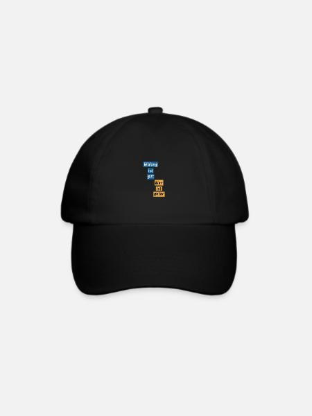 Informatiker Programmierer Admin Nerd Geschenk - Baseballkappe - Schwarz/Schwarz
