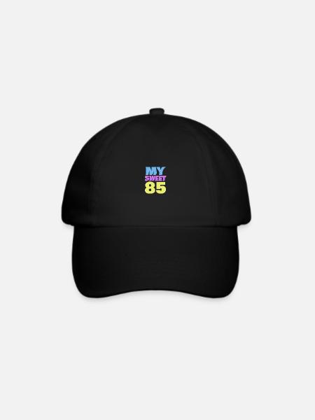 85 - Baseballkappe - Schwarz/Schwarz