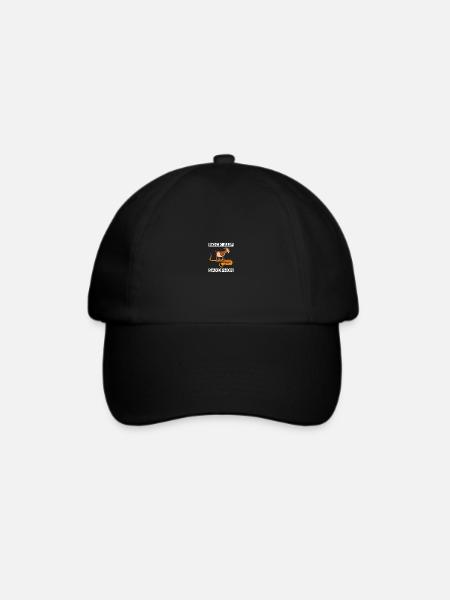 Bock auf Saxophon - Baseballkappe - Schwarz/Schwarz