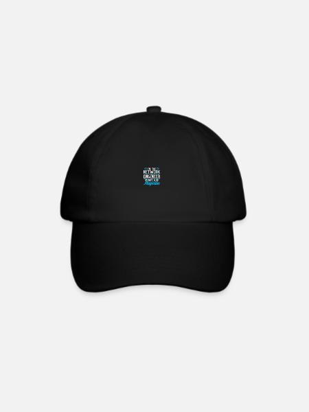 Computer-Netzwerktechnik Netzwerkingenieur - Baseballkappe - Schwarz/Schwarz