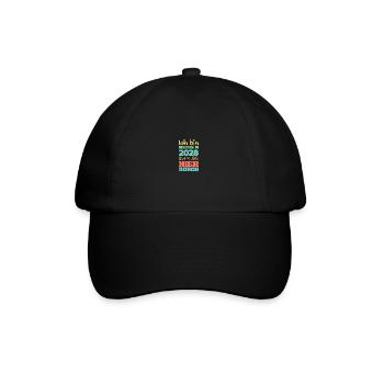 Bin 2028 - Baseballkappe - Schwarz/Schwarz - Vorne