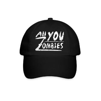 All you Zombies - Baseballkappe - Schwarz/Schwarz - Vorne