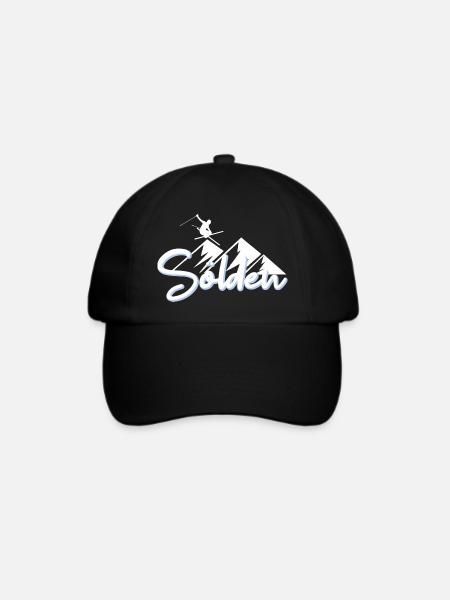 Sölden - Baseballkappe - Schwarz/Schwarz