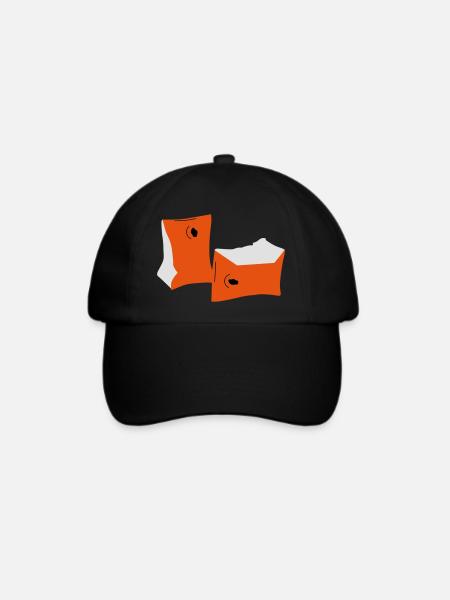 schwimmfluegel - Baseballkappe - Schwarz/Schwarz