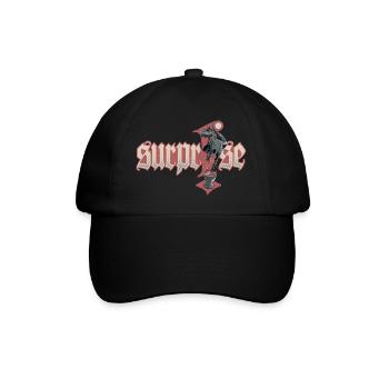 Surprise - Baseballkappe - Schwarz/Schwarz - Vorne