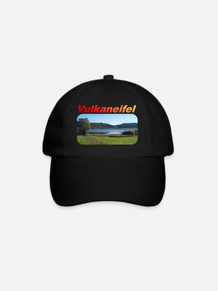 Vulkaneifel - Baseballkappe - Schwarz/Schwarz