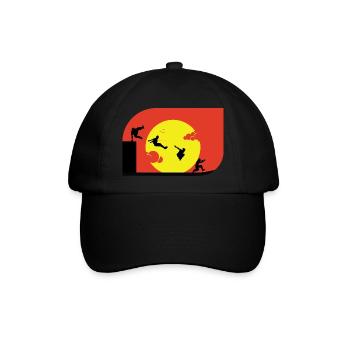 Parkour Geschenk-Traceur - Baseballkappe - Schwarz/Schwarz - Vorne