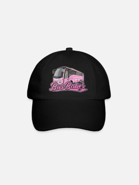Bus Babes | Busfahrerin Bus Fahrerin Geschenk - Baseballkappe - Schwarz/Schwarz