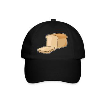 Brot - Baseballkappe - Schwarz/Schwarz - Vorne