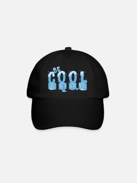 Sei Cool - Baseballkappe - Schwarz/Schwarz