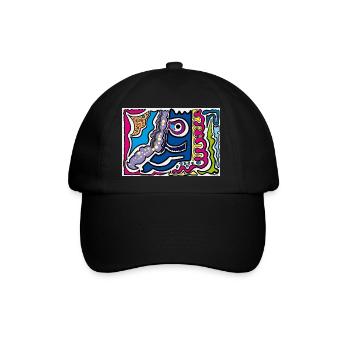 INKA - Baseballkappe - Schwarz/Schwarz - Vorne