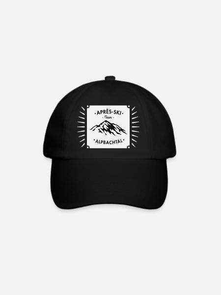 Après-Ski ALPBACH - Baseballkappe - Schwarz/Schwarz