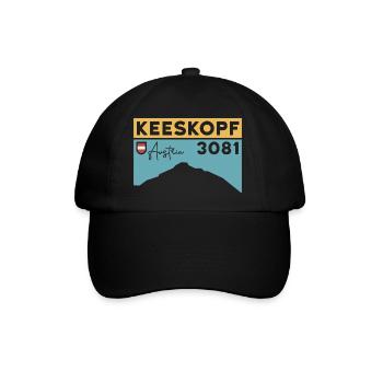 Keekopf Petzeck Schobergruppe Bergtour Hohe Tauern - Baseballkappe - Schwarz/Schwarz - Vorne
