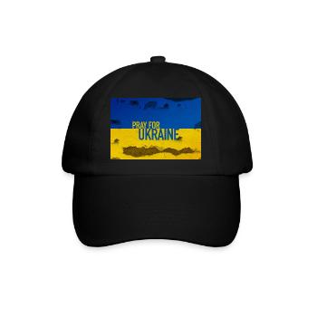 Ukraine - Baseballkappe - Schwarz/Schwarz - Vorne