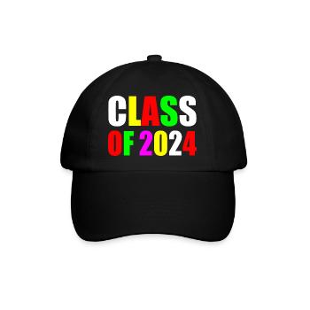 Class of 2024 - Baseballkappe - Schwarz/Schwarz - Vorne