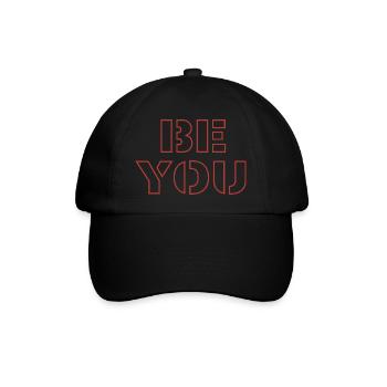 Be you - Baseballkappe - Schwarz/Schwarz - Vorne