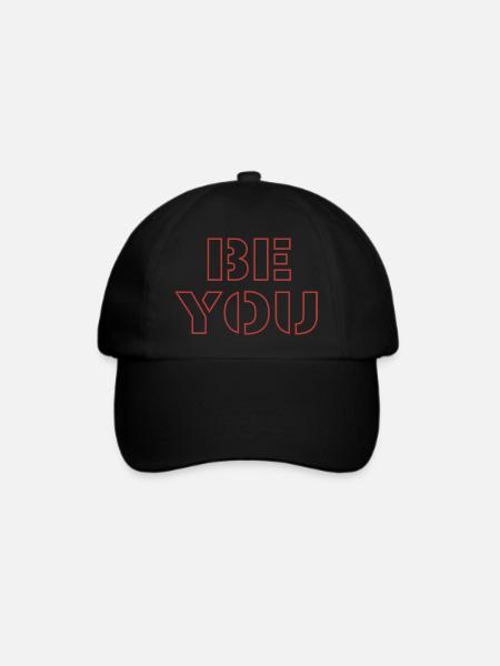 Be you - Baseballkappe - Schwarz/Schwarz