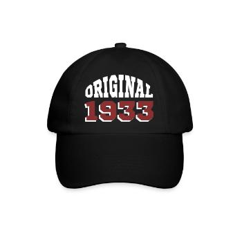 Original 1933 - Baseballkappe - Schwarz/Schwarz - Vorne