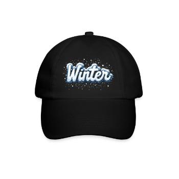 WINTER - Baseballkappe - Schwarz/Schwarz - Vorne