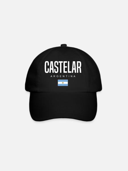 Castelar Argentinien Argentinier - Baseballkappe - Schwarz/Schwarz