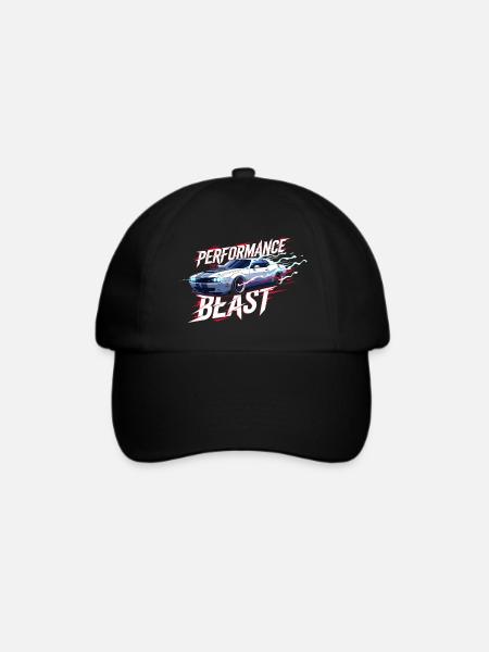 Muscle Car Performance Design - Baseballkappe - Schwarz/Schwarz