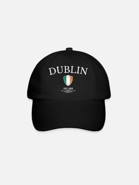 Ich liebe Dublin, Souvenir-Dublin - Baseballkappe - Schwarz/Schwarz