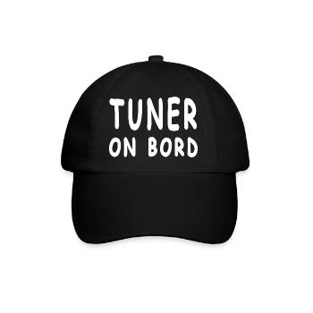 Tuner - Baseballkappe - Schwarz/Schwarz - Vorne