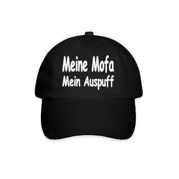 Mofa - Baseballkappe - Schwarz/Schwarz - Vorne