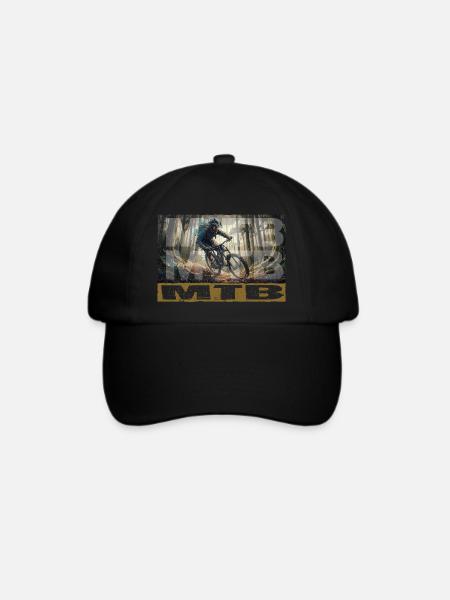 MTB - Baseballkappe - Schwarz/Schwarz