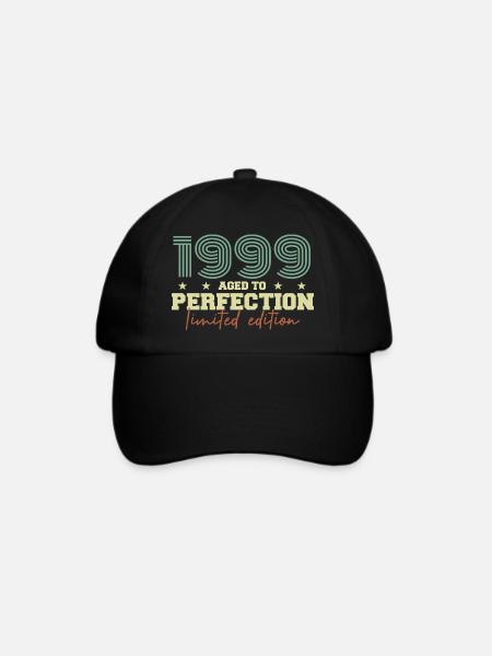 1999 - Baseballkappe - Schwarz/Schwarz