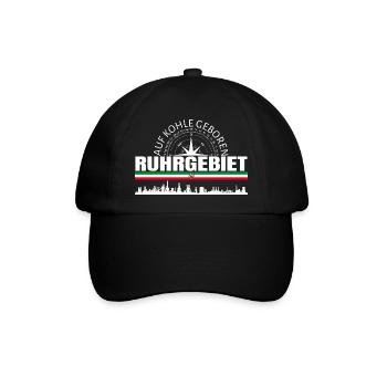Ruhrgebiet  - Baseballkappe - Schwarz/Schwarz - Vorne