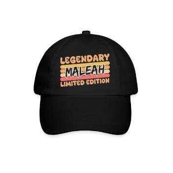 Legendary Maleah - Baseballkappe - Schwarz/Schwarz - Vorne