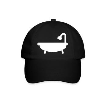Badewanne - Baseballkappe - Schwarz/Schwarz - Vorne