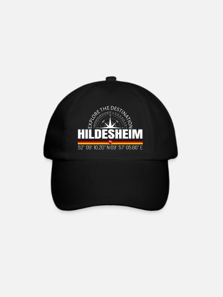 Hildesheim - Baseballkappe - Schwarz/Schwarz