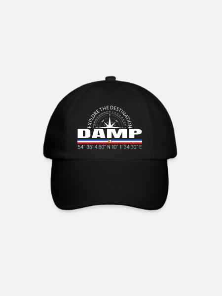 Damp - Baseballkappe - Schwarz/Schwarz