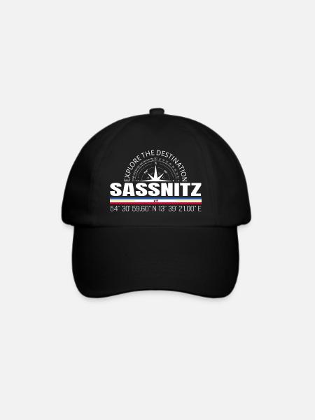 Sassnitz - Baseballkappe - Schwarz/Schwarz