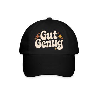 Gut Genug Selbstliebe Ich Bin Gut Genug Selbstwert - Baseballkappe - Schwarz/Schwarz - Vorne