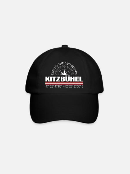 Kitzbühel - Baseballkappe - Schwarz/Schwarz